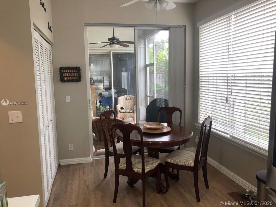 Eat in kitchen and huge pantry