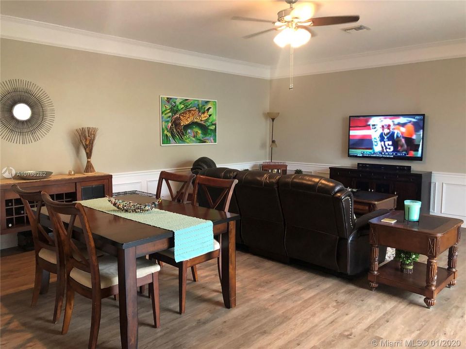 Wide open living space