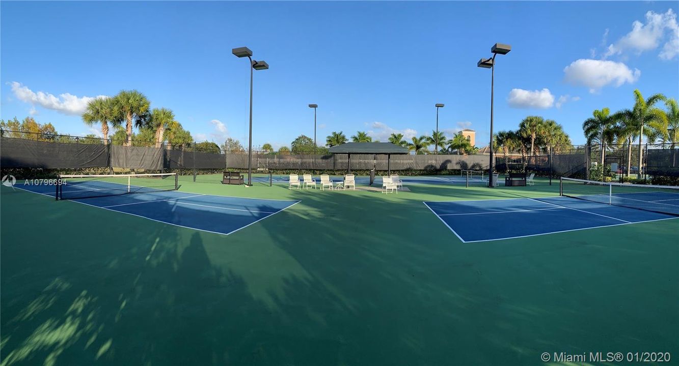 Tennis courts