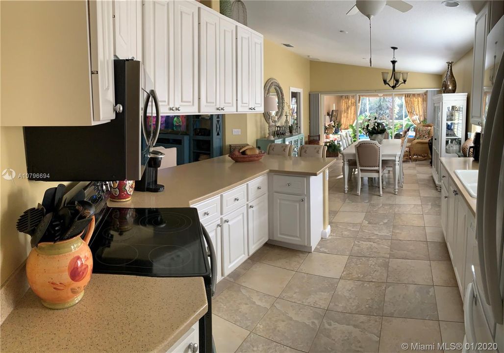 Kitchen with newer appliances