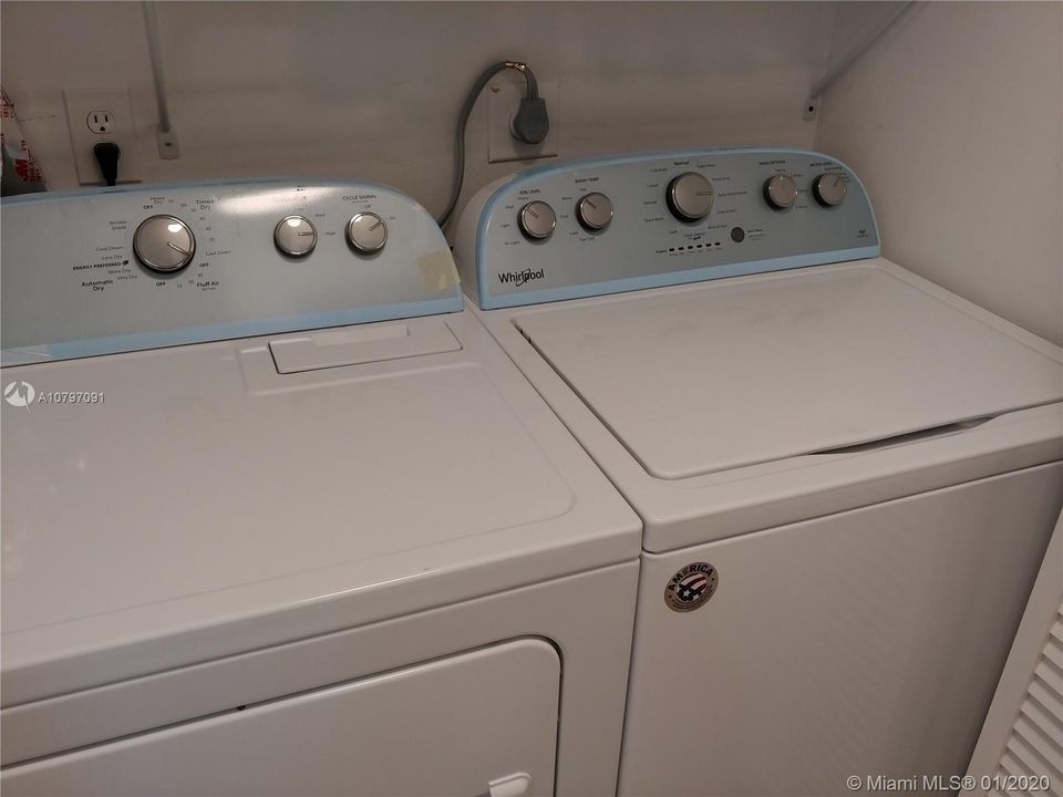 Brand new full size washer and dryer