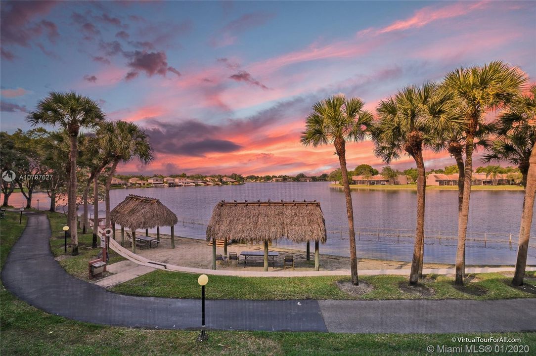 Spectacular views from your screened patio.