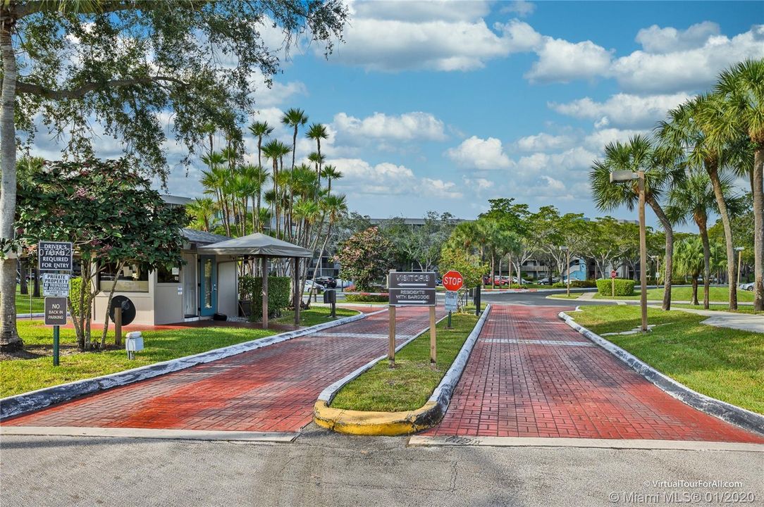 Guard-gated community for added safety