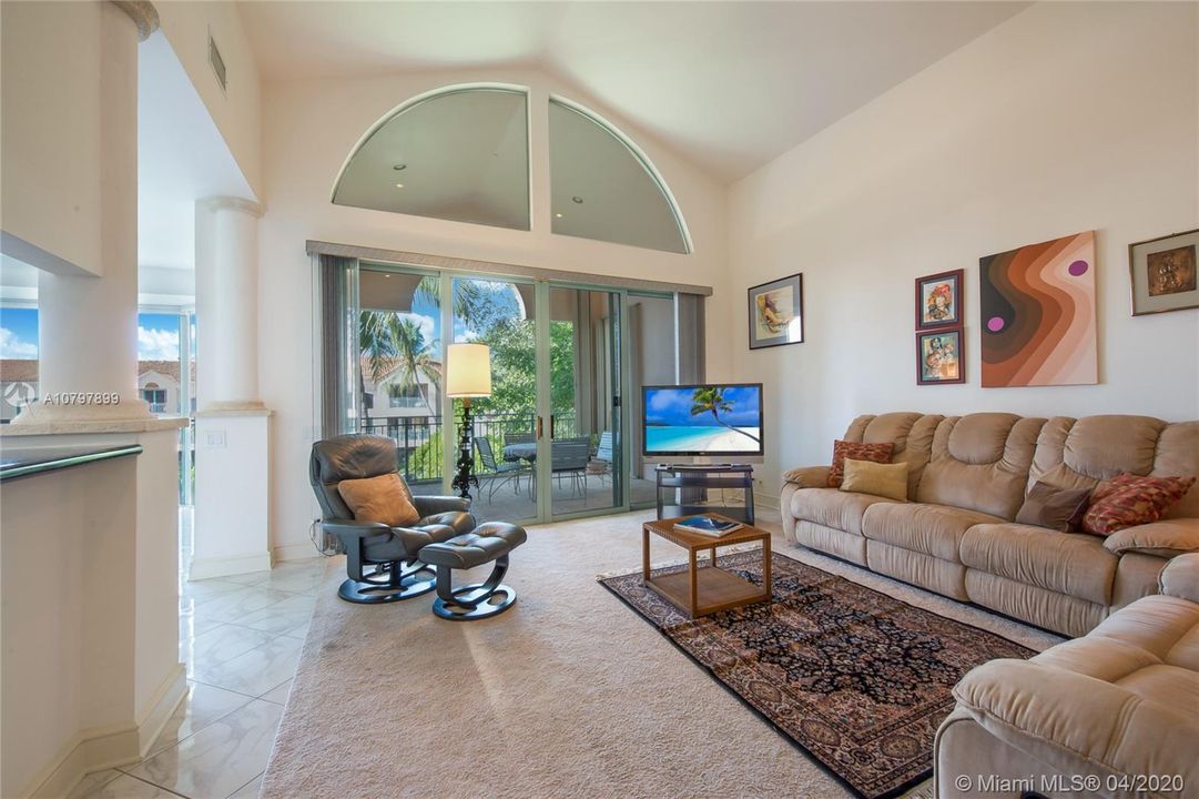 Living Area with Access to One of the Many Terraces