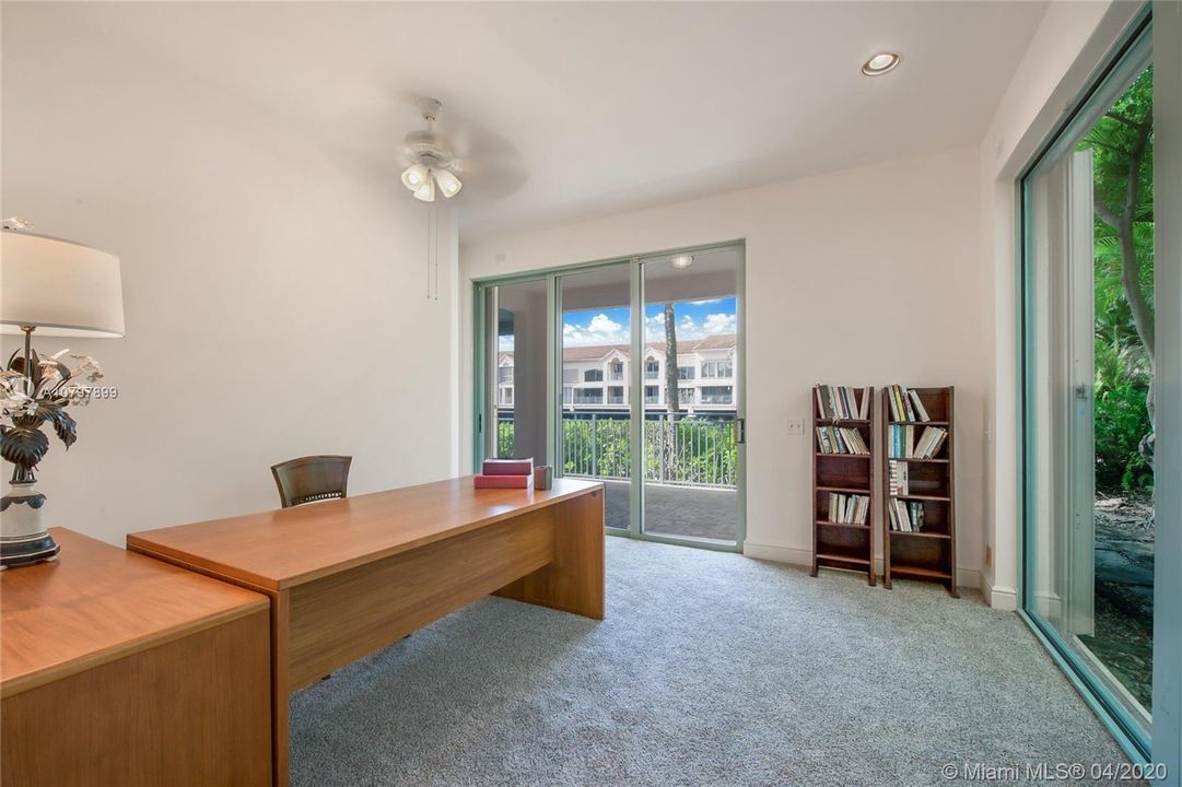 Ground Floor Office or 3rd Bedroom. Enjoys Terrace, Views and Windows to Private Garden