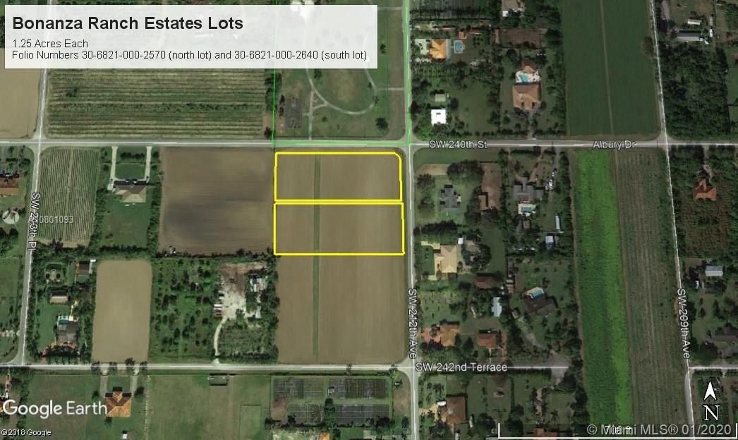 Vendido Recientemente: $155,000 (1.25 acres)