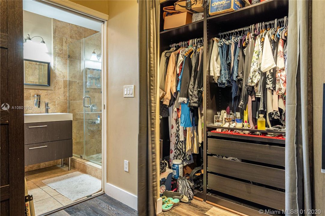 Master Bedroom Closet (1/2)