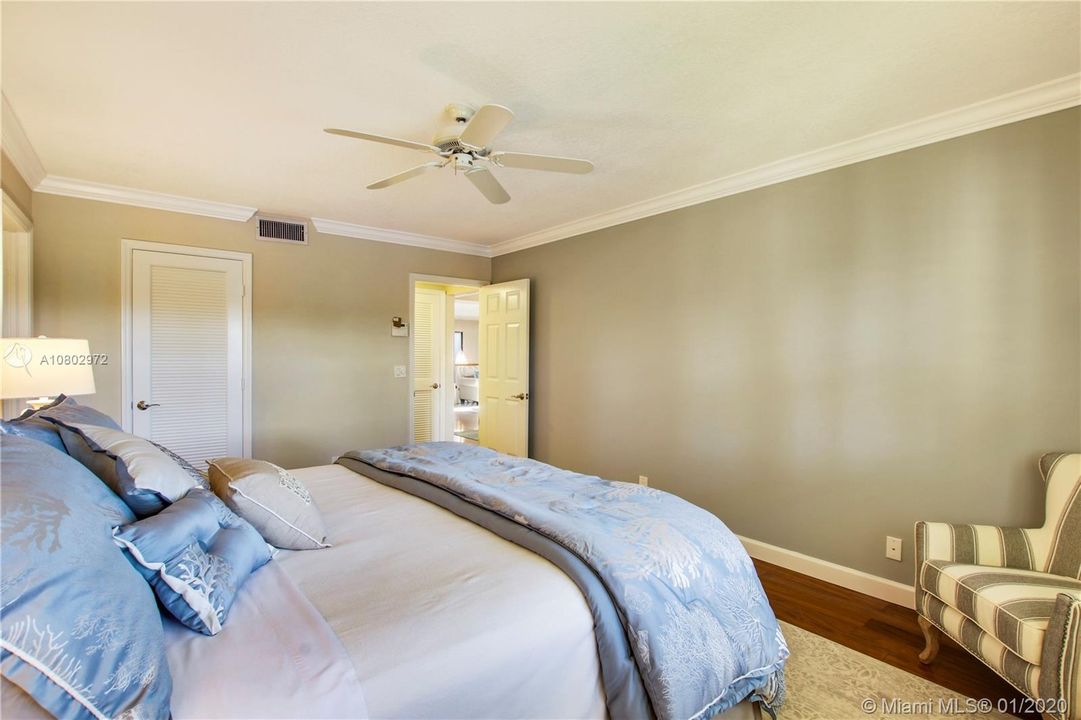 Master Bedroom with walk in closet