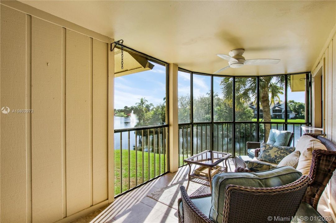 Private balcony