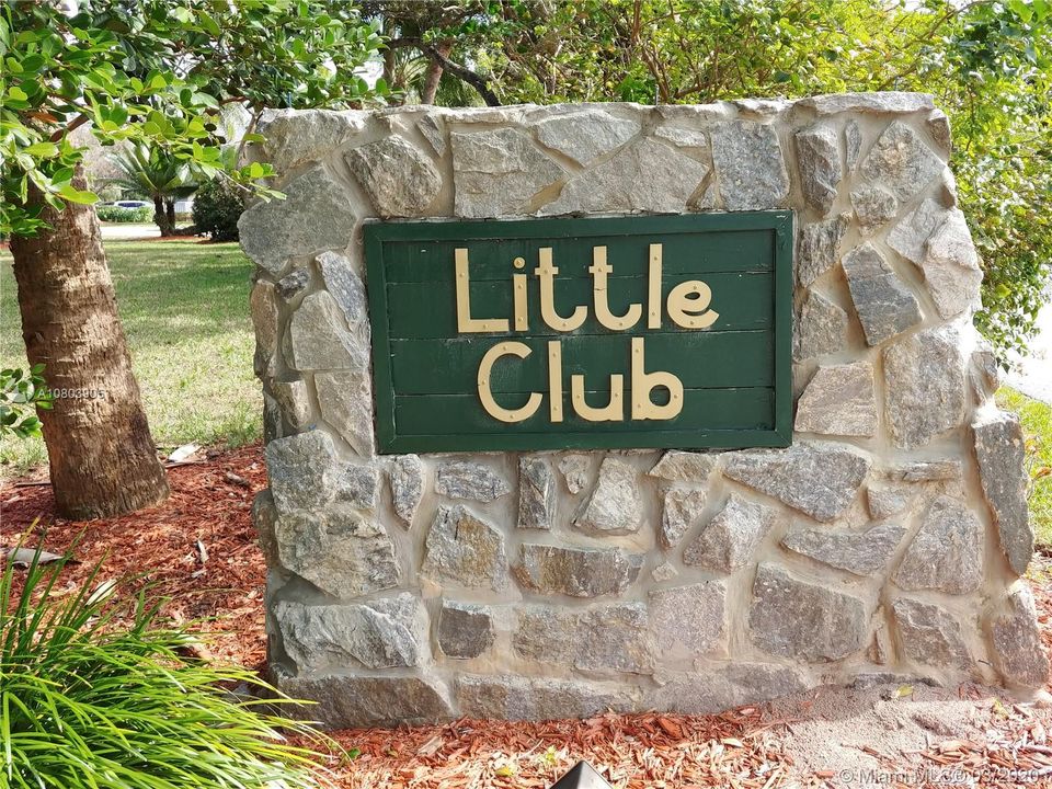 Welcome Entrance to LITTLE CLUB