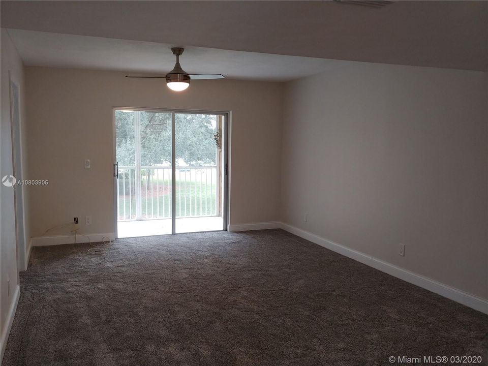 Freshly painted, new carpet and lighting in Living/Dining room nice and bright southern exposure.