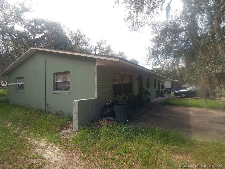 South side & Front view looking NW