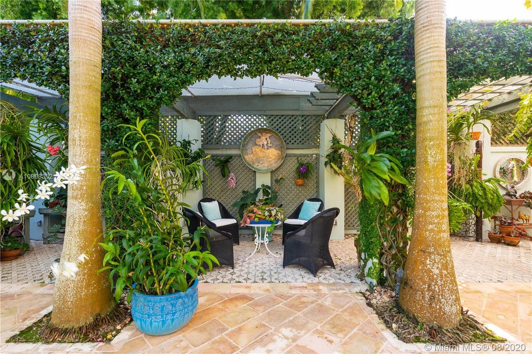 Garden is meticulously loved and cared for at every inch