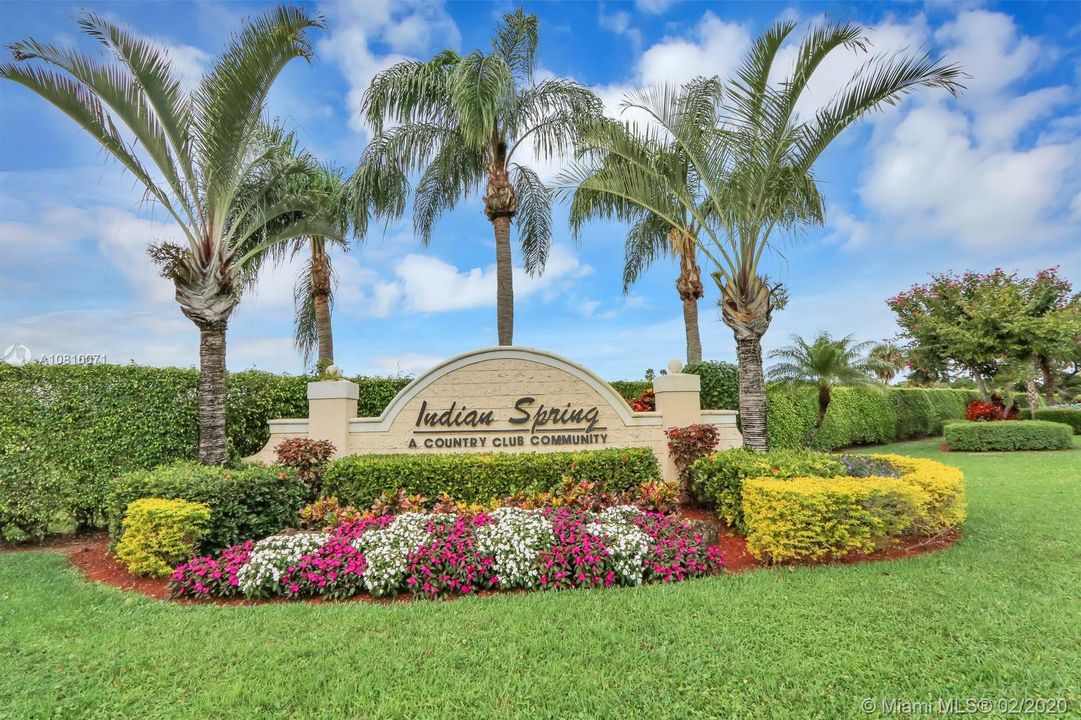 INDIAN SPRING-A COUNTRY CLUB COMMUNITY-NO MANDATORY MEMBERSHIP