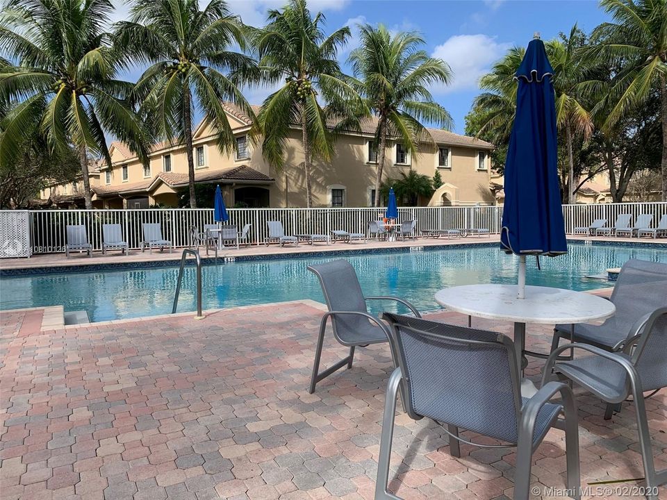 Pool area.