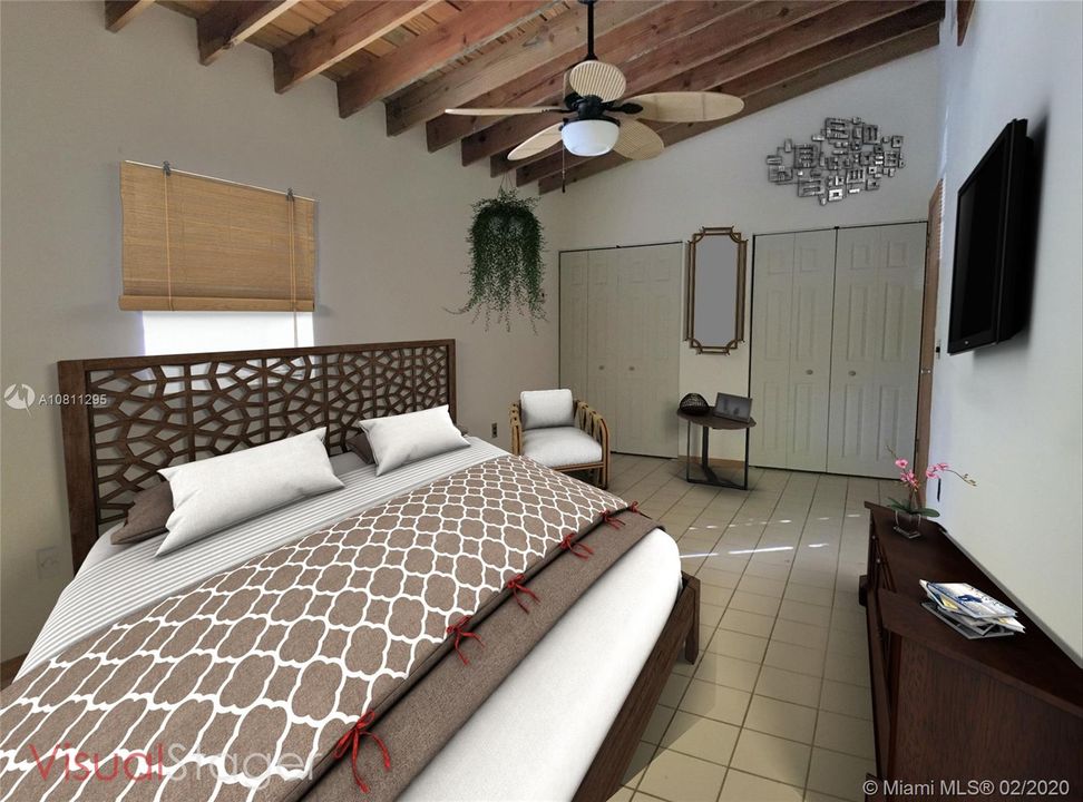 Bedroom Virtually Staged