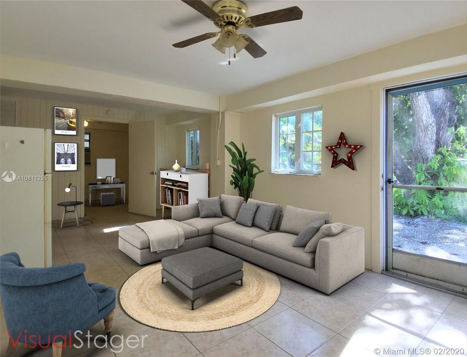 Downstairs Virtually Staged
