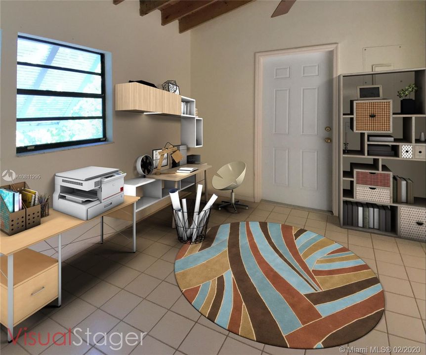 Home Office / Bonus Room Virtually Staged