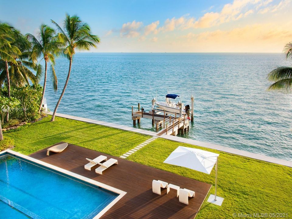 Ocean views from third floor bedroom terrace.