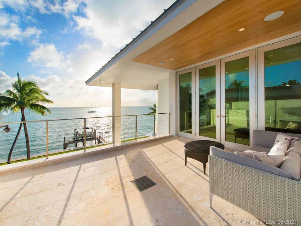 Master bedroom private terrace with ocean views.
