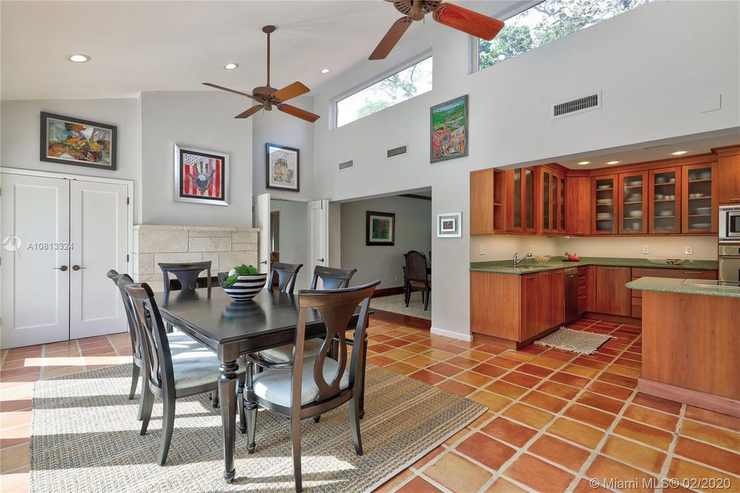 Soffit Windows Allow Even more Light into the Great Room (French Doors on left of Fireplace is a Closet, and on the right side leads to Master Suite)
