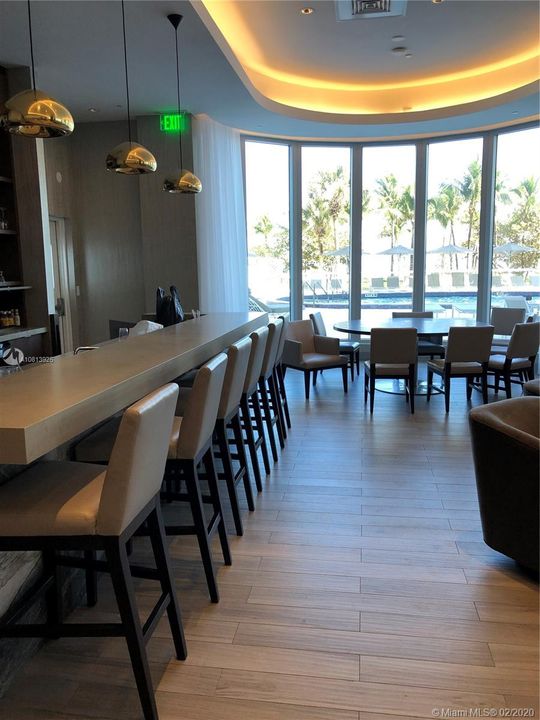 Beautiful bar area and room for private parties too!