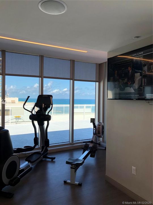 View from the gym