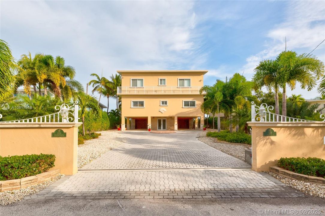 Gated estate entrance