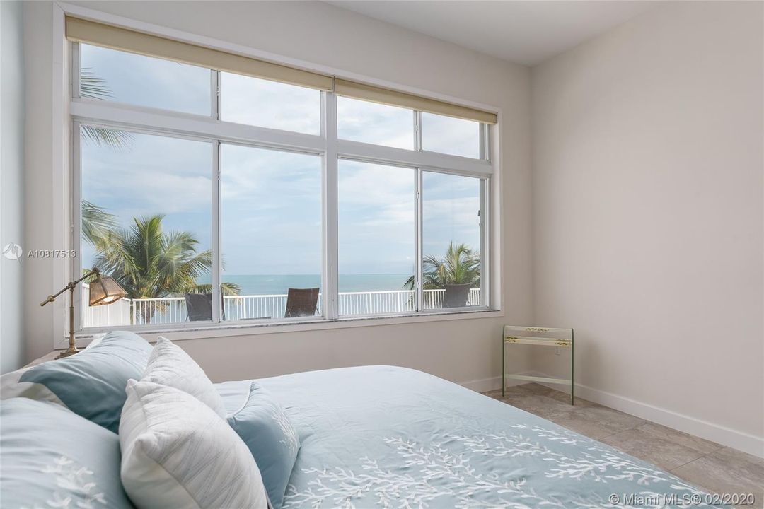 Master bedroom with stunning views