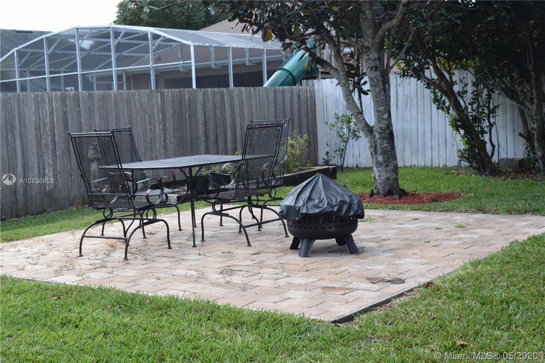 Back patio