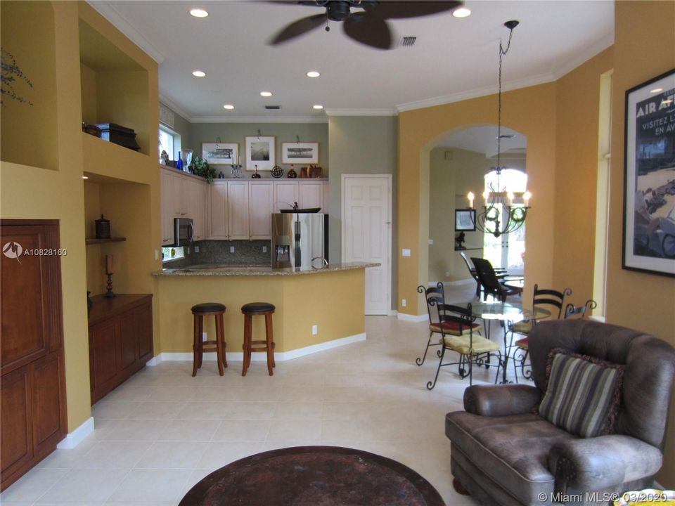 OPEN FAMILY ROOM.