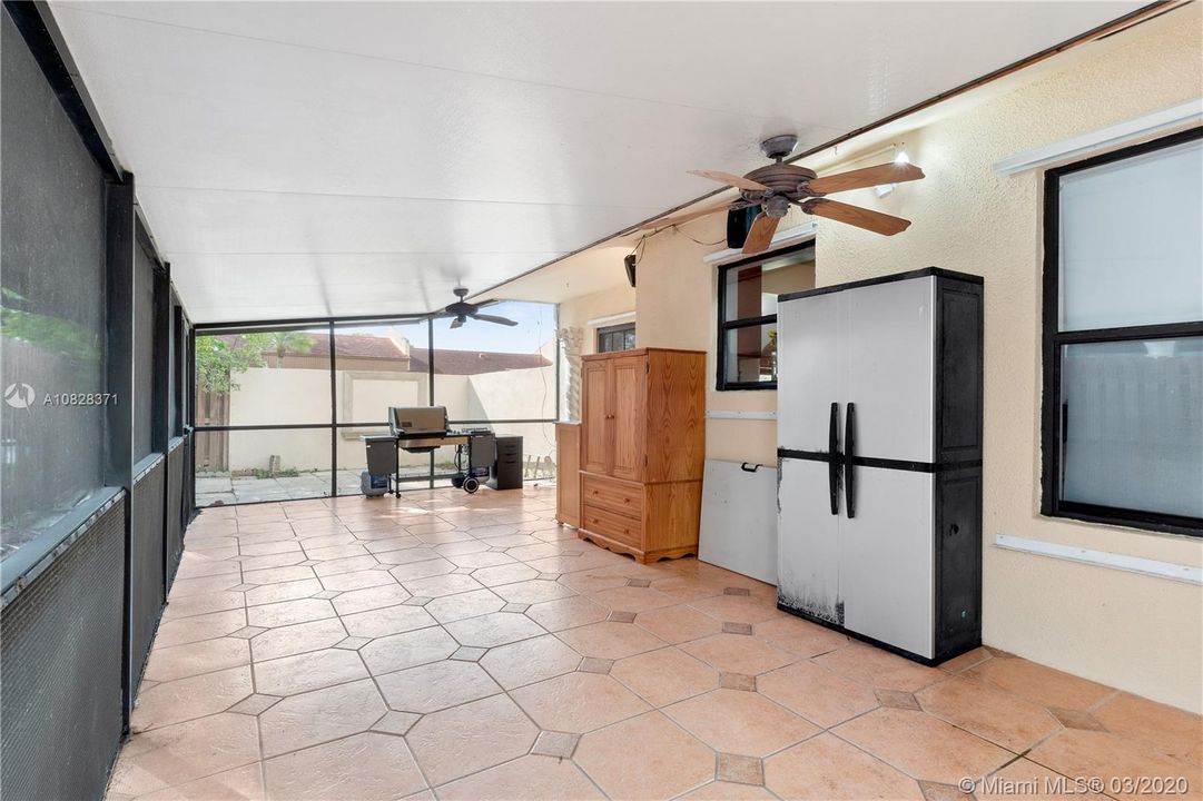 Back patio