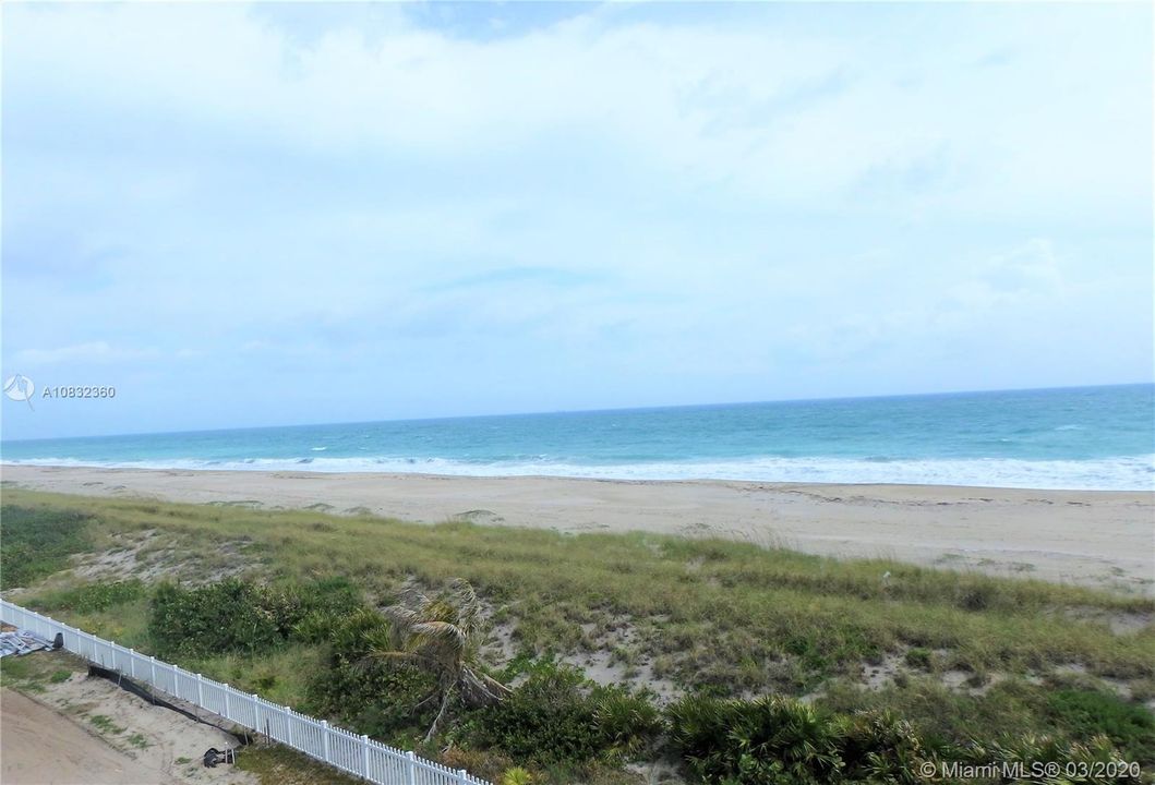 Beach view north