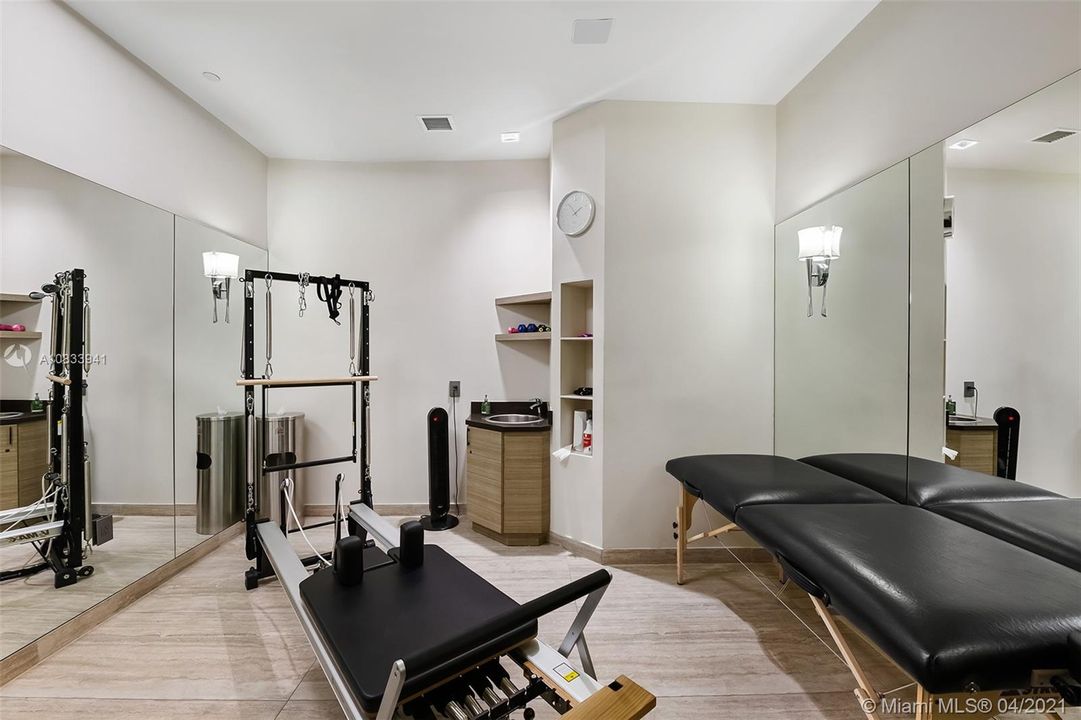 Pilates/Massage/Therapy Rooms
