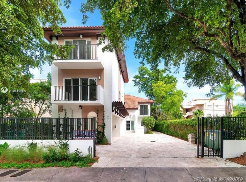 Front View | Tree lined quiet street | Gated Private 2-Car Parking