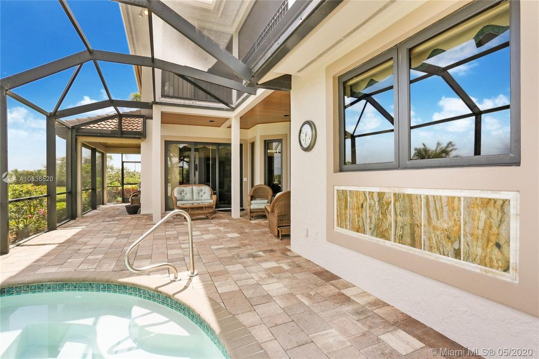 Oversized terrace