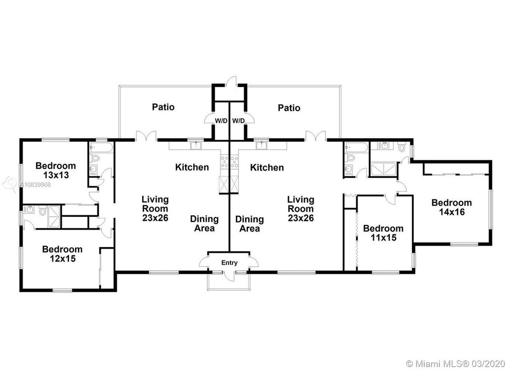 Recientemente alquilado: $3,000 (2 camas, 2 baños, 1400 Pies cuadrados)