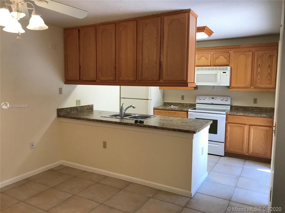 Kitchen with dining area