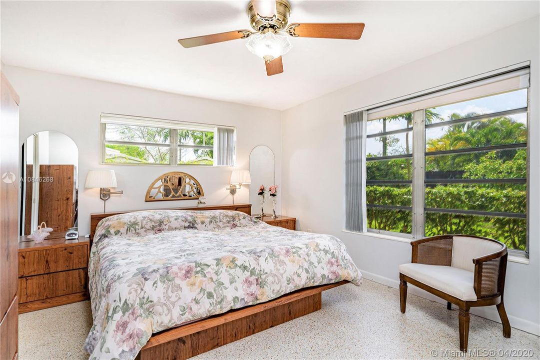 Spacious Master Bedroom with beautiful view of the garden
