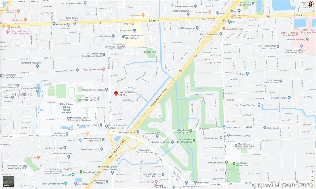 Great location walking distance to Miami Dade Community College, minutes to Baptist hospital, The Palms shopping center, parks, Killian golf and country club,  874 Don Shula Expressway & Turnpike.