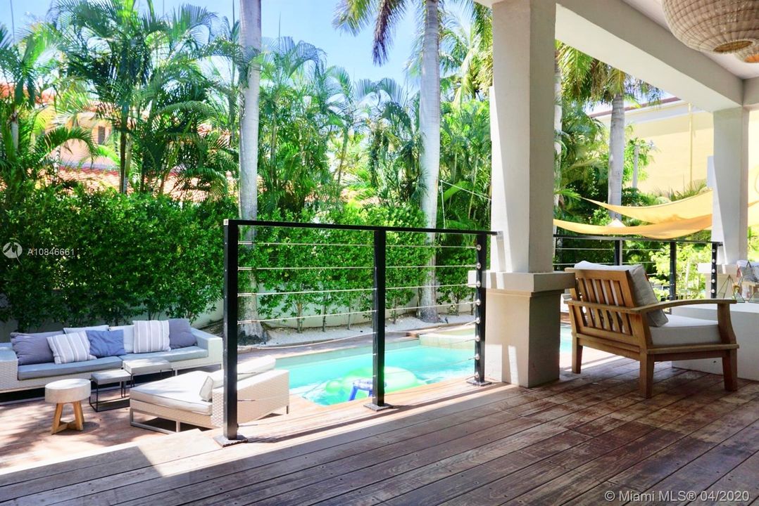 View from terrace  off living room