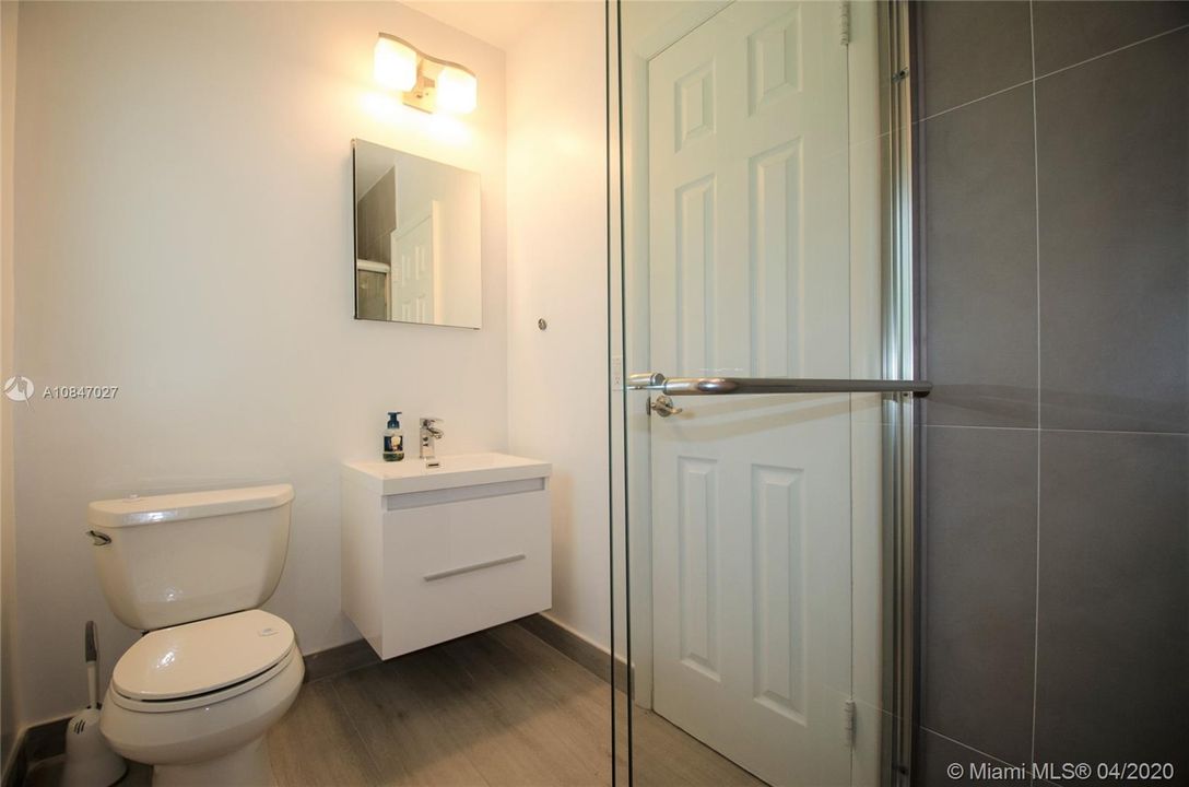 Renovated second bathroom