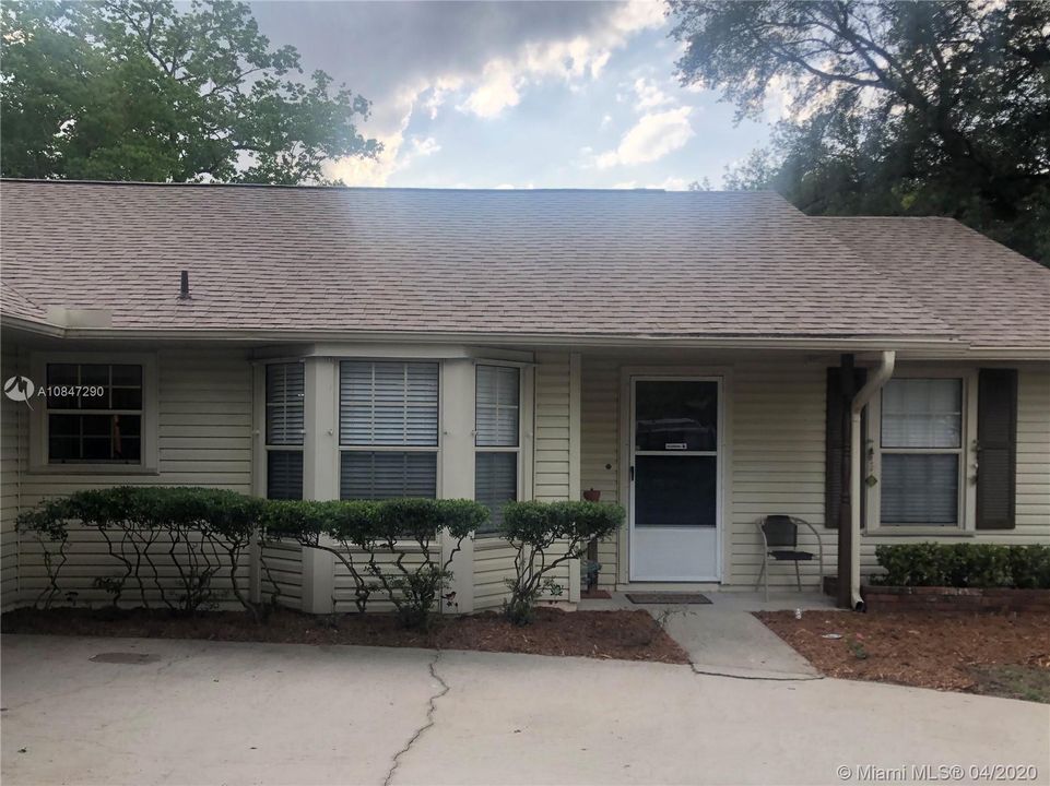New roof & front house entrance