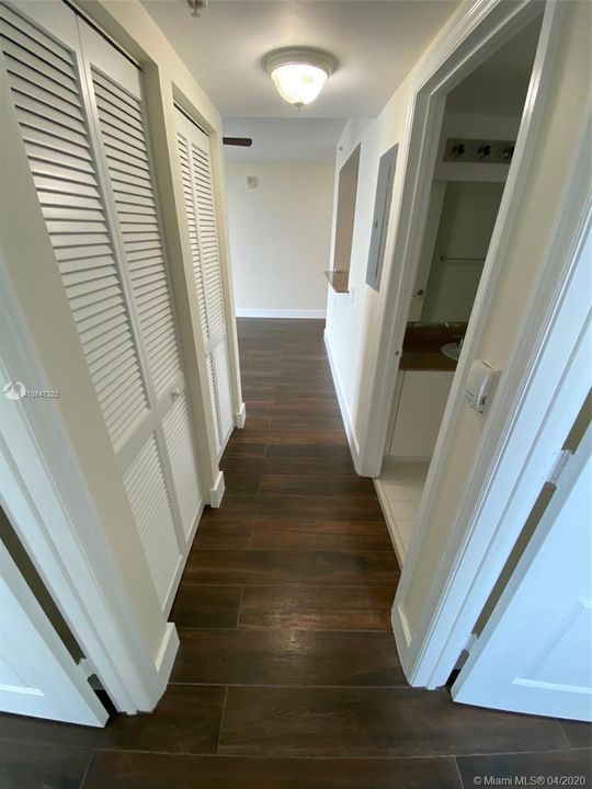 Hallway from Bedrooms to Living Room