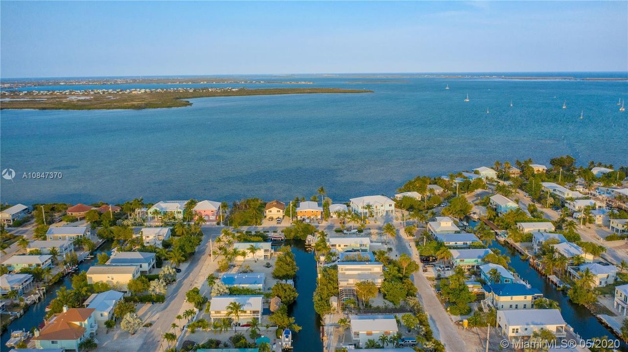 Aerial Looking East