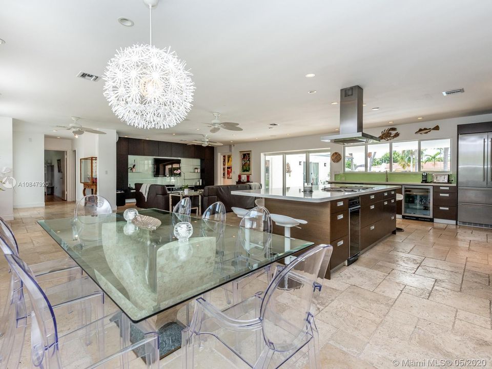 Open concept dining
