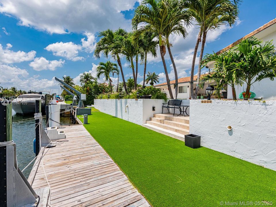 Waterfront dock and outdoor area