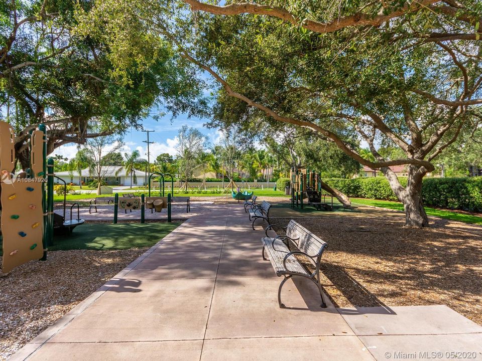 Playground area within the community
