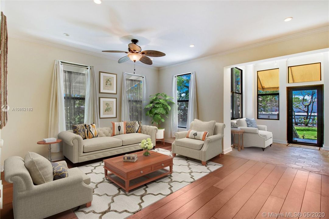 Family Room [virtually staged]