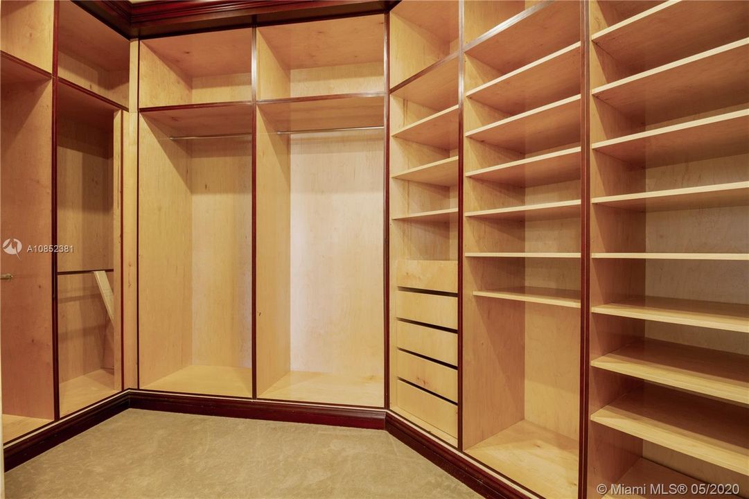 Master closet #1